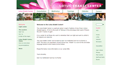 Desktop Screenshot of lotus-shakti-center.com