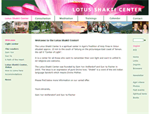 Tablet Screenshot of lotus-shakti-center.com